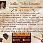 Indian Vocal lessons in NJ/NY/USA at MusicSunita Academy